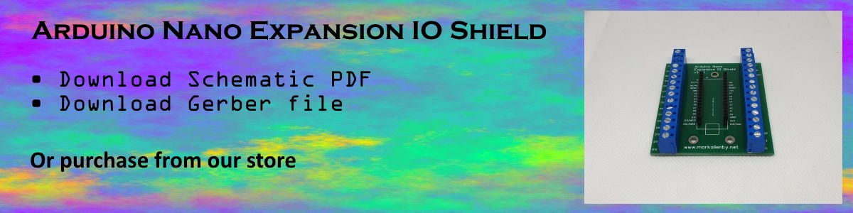 Arduino Nano IO Shield v1 (No Header)